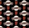 Licensed MLB San Francisco Giants Black Cotton 6651-B Fabric by the Yard